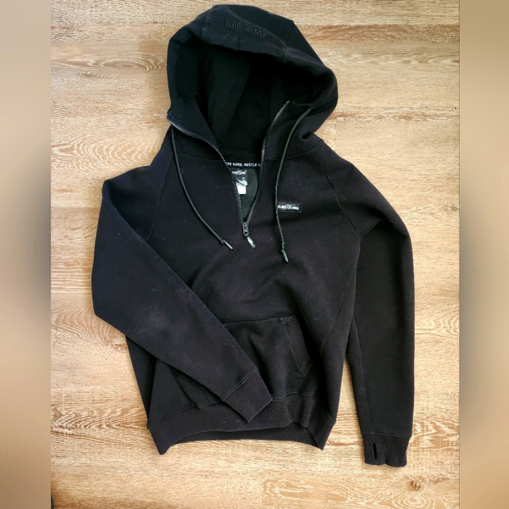 Flag Nor Fail 1/4 zip hoodie